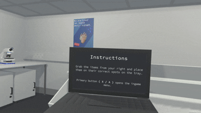 VR Sampling Equipment gameplay